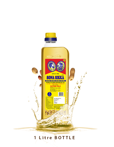 Sona Sikka Double filtered Groundnut Oil 1 Ltr